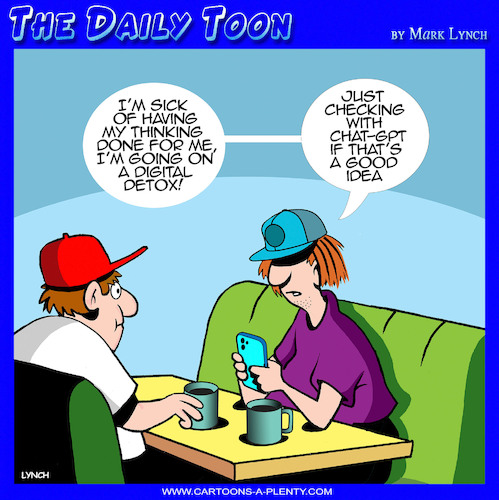 Cartoon: chat gpt (medium) by toons tagged social,media,alexa,artificial,intelligence,ai,siri,social,media,alexa,artificial,intelligence,ai,siri