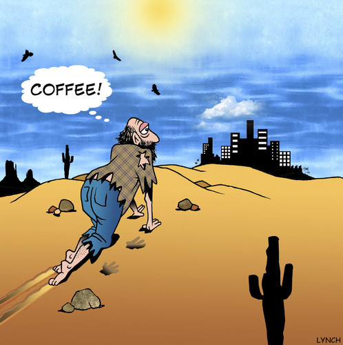 Cartoon: Coffee (medium) by toons tagged coffee,beverage,mirage,hermit