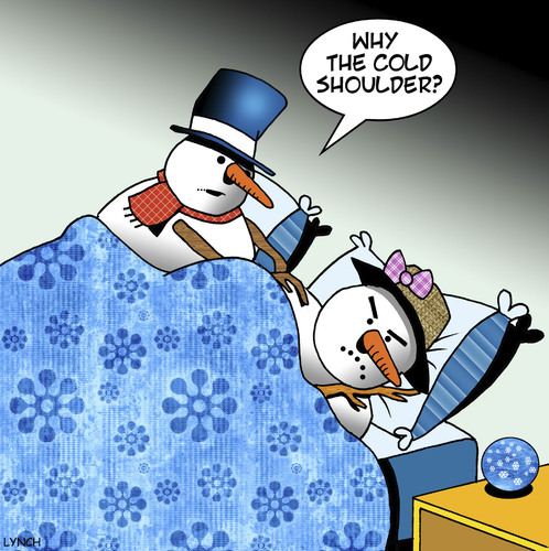 Cartoon: Cold shoulder (medium) by toons tagged smowman,cold,shoulder,rejection,knock,back,smowman,cold,shoulder,rejection,knock,back