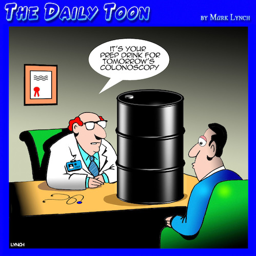 Cartoon: Colonoscopy (medium) by toons tagged colonoscopy,prep,poison,colonoscopy,prep,poison