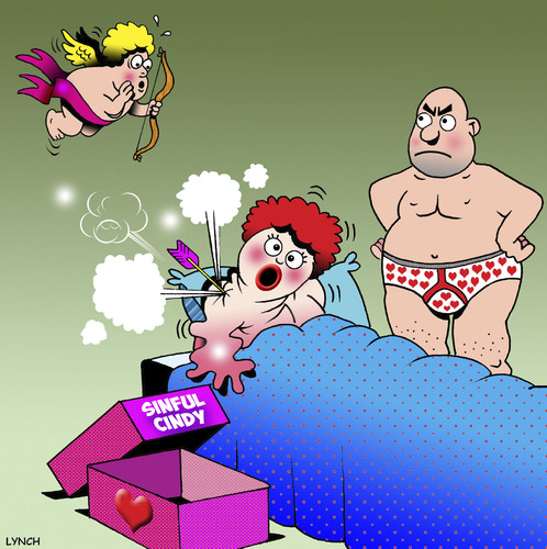 Cartoon: Cupid cartoon (medium) by toons tagged cupid,valentines,day,blow,up,doll,cupid,valentines,day,blow,up,doll