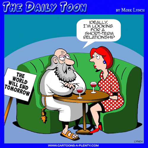Cartoon: Doomsdayer (medium) by toons tagged tinder,one,night,stand,hermits,tinder,one,night,stand,hermits