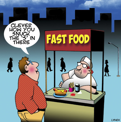 Cartoon: Fast food (medium) by toons tagged fast,food,put,the,in,fast,food,put,the,in