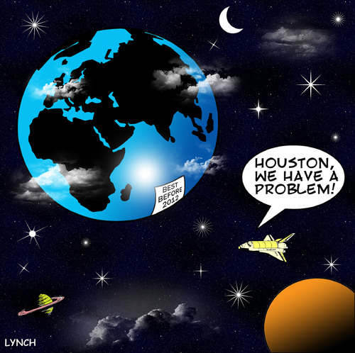 Cartoon: Houston (medium) by toons tagged space,universe,shuttle,use,by,galaxy