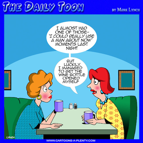 Cartoon: I need a man (medium) by toons tagged men,women,wine,corks,womans,liberation,lesbion,men,women,wine,corks,womans,liberation,lesbion