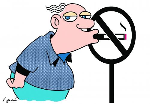 Cartoon: no smoking (medium) by toons tagged smoking,pollution,environment,carbon,emissions,