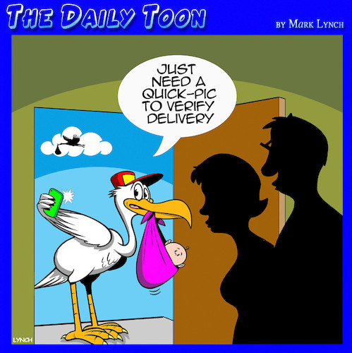 Cartoon: Stork delivery (medium) by toons tagged amazon,parcels,delivery,stork,and,baby,amazon,parcels,delivery,stork,and,baby