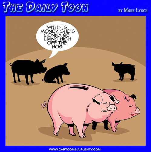 Cartoon: Sugar Daddy (medium) by toons tagged hogs,gold,diggers,high,off,the,hog,piggy,bank,hogs,gold,diggers,high,off,the,hog,piggy,bank