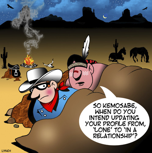 Cartoon: The Lone Ranger (medium) by toons tagged the,lone,ranger,tonto,in,relationship,gay,homosexual,same,marriage,available,update,status,the,lone,ranger,tonto,in,relationship,gay,homosexual,same,sex,marriage,available,update,status