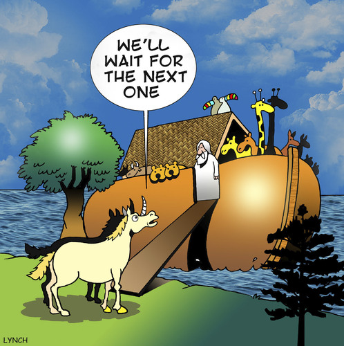 Cartoon: The next one (medium) by toons tagged unicorns,noahs,ark,bible