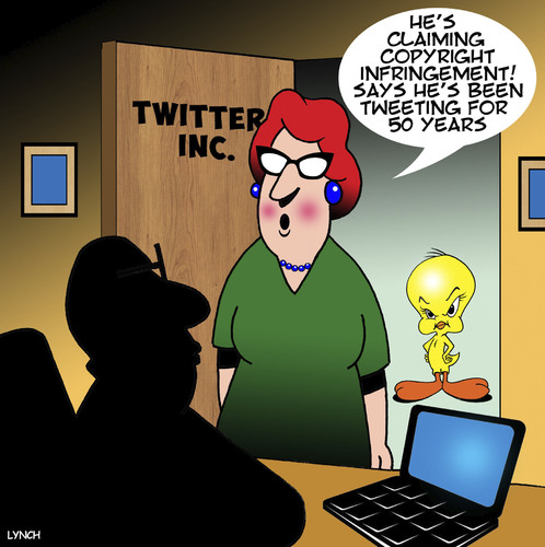 Cartoon: Twitter (medium) by toons tagged tweety,bird,twitter,social,networks,birds,angry,tweeting,tweety,bird,twitter,social,networks,birds,angry,tweeting