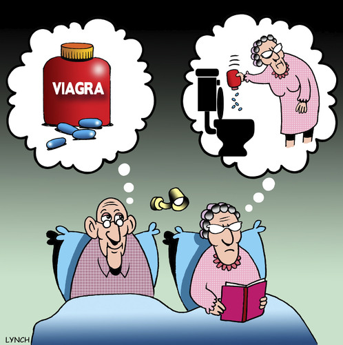 Cartoon: Viagra idea (medium) by toons tagged old,age,seniors,erection,love,making
