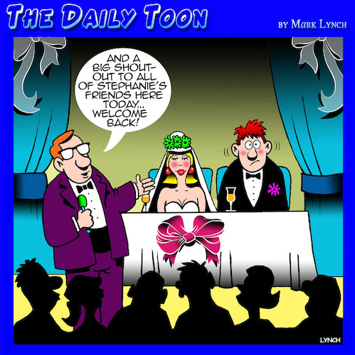 Cartoon: Wedding reception (medium) by toons tagged weddings,wedding,reception,previously,married,weddings,wedding,reception,previously,married