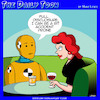 Cartoon: Accident prone (small) by toons tagged crash,test,dummies,accident,prone,first,date,online,profile