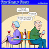 Cartoon: Ageing (small) by toons tagged wine,lovers,old,age,aged