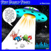 Cartoon: Alien abduction (small) by toons tagged travel,restrictions,aviation,coronavirus,pandemic,aliens,spaceship