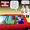 Cartoon: Backseat driver (small) by toons tagged driverless,cars,backseat,driver,auto,research,stern,test
