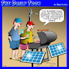 Cartoon: Barbecue (small) by toons tagged alternative,energy,bbq,renewable,solar,panels,wind,turbine,cooking,crisis