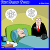 Cartoon: Bedside manner (small) by toons tagged doctors,gp,family,doctor,pensioners,death,bed,life,after
