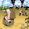 Cartoon: Bike helmet (small) by toons tagged caveman,cycling,bike,helmet,the,wheel,road,safety