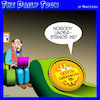 Cartoon: Bitcoins (small) by toons tagged cryptocurrencies,bitcoins,alternative,currency,psychiatry