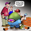Cartoon: Bricklayer (small) by toons tagged bricklayer ladies thong womens underwear tradesman