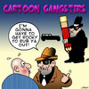 Cartoon: Cartoon Gangsters (small) by toons tagged gangsters,crime,bullies,cartoons,pencils,crayons,eraser,drawing