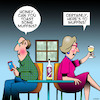 Cartoon: Cheers (small) by toons tagged muffins,wine,toast,cheers,toastmasters,raise,glass,breakfast