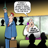 Cartoon: Colonoscopy (small) by toons tagged medical,procedure,colonoscopy,public,transport,mobile,phones,shirts,bus,travel