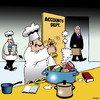 Cartoon: Cooking the books (small) by toons tagged accountants,fraud,stealing,corporate,crime,cooking,the,books,false,accounts,chef,catering,food