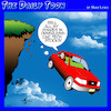 Cartoon: Driverless cars (small) by toons tagged tech,stocks,driverless,cars,ev