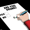Cartoon: Drunk (small) by toons tagged drunk filling out forms yes or no alcohol