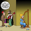 Cartoon: Easy listening (small) by toons tagged rock music easy listening radio stations busking