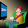 Cartoon: Fasten your seatbelt (small) by toons tagged new,year,seatbelts,years,resolution,scary