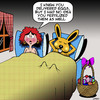 Cartoon: Fertilizer bunny (small) by toons tagged easter,bunny,eggs,egg,fertilization,pregnant,animals