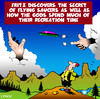 Cartoon: Flying saucer (small) by toons tagged frisbee,god,flying,saucer,hiking,camping