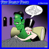 Cartoon: Frankenstein (small) by toons tagged viagra,penis,enhancement,frankensteins,bride