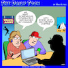 Cartoon: Get away from it all (small) by toons tagged travel,agents,decent,coffee,untouched,by,humans,good,wifi