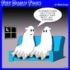 Cartoon: Ghosts (small) by toons tagged spirits,ghost,afterlife,boo,scary