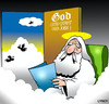 Cartoon: God and other odd jobs (small) by toons tagged god,heaven,angels,odd,jobs,handyman