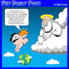 Cartoon: Gods agenda (small) by toons tagged personal,assistant,daily,diary,works,in,mysterious,ways,angels