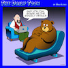 Cartoon: Grizzly bear (small) by toons tagged bears,grizzly,details