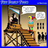 Cartoon: Guillotine (small) by toons tagged court,jester,beheaded,guillotine,witty,comments,last,words