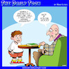 Cartoon: Heaven or hell (small) by toons tagged grandparents,old,age,death,hell