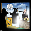 Cartoon: I insist (small) by toons tagged lotto,lottery,winning,armageddon,angel,of,death,pools,winner,manners
