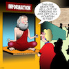 Cartoon: Information booth (small) by toons tagged guru,tibet,meaning,of,life,freezing