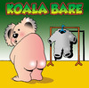 Cartoon: Koala Bare (small) by toons tagged koala,bear,nude,bears,australia,animals,clothes,naked,dry,cleaners