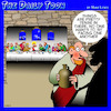 Cartoon: Last supper (small) by toons tagged the,last,supper,holy,thursday,restaurant,seating,easter