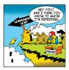 Cartoon: lemmings leap (small) by toons tagged lemmings,animals,skydiving