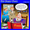 Cartoon: Macbeth (small) by toons tagged shakespeare,mcdonalds,product,placement,advertisements